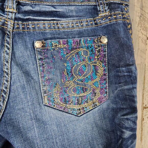 COOGI Distressed Jeans Blue Size 5/6 - Picture 9 of 12